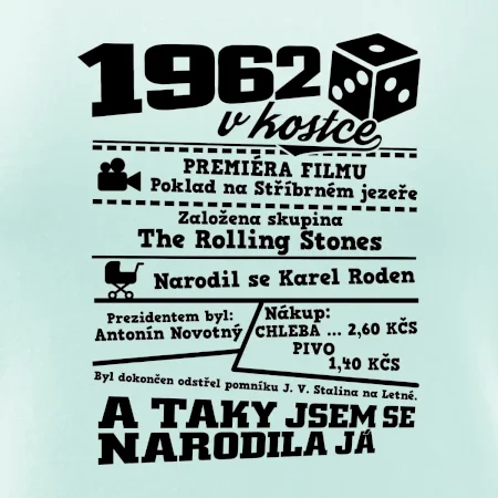 1962 v kostce