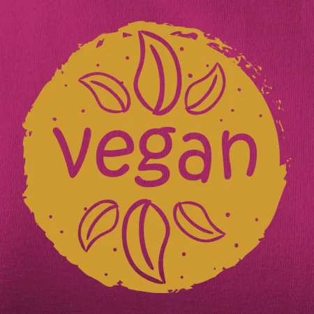 Vegan hnědá kruh