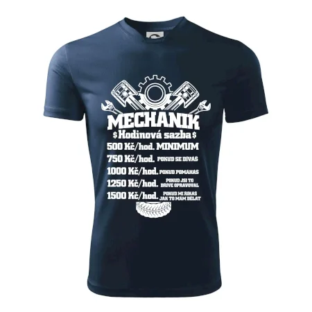 Mechanik - hodinová sazba