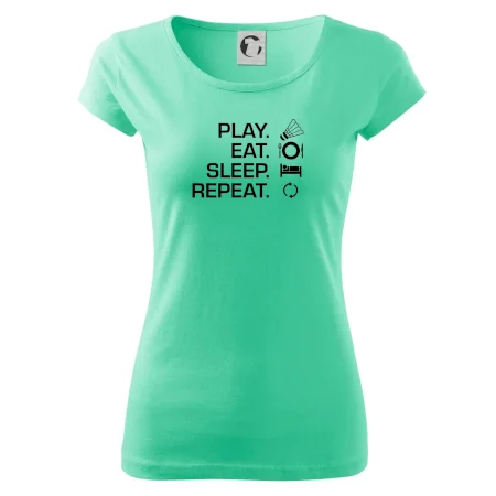 Play Eat Sleep Repeat badminton