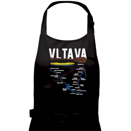 Mapa řeky Vltavy
