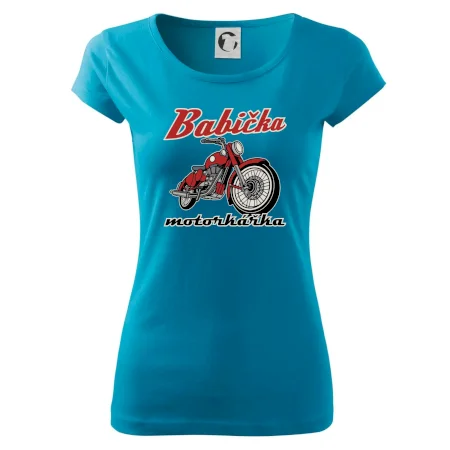 Babička motorkářka