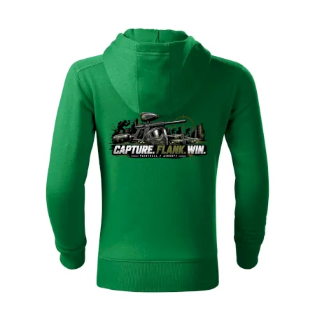 Taktika capture flank win paintball