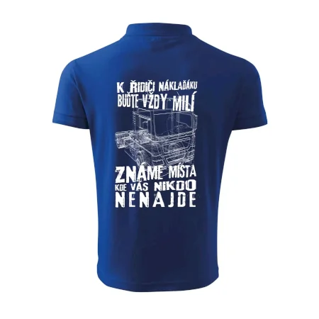 K řidiči náklaďáku buďte vždy milý