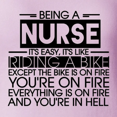 Being a nurse - bike