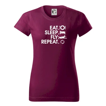 Eat sleep fly repeat