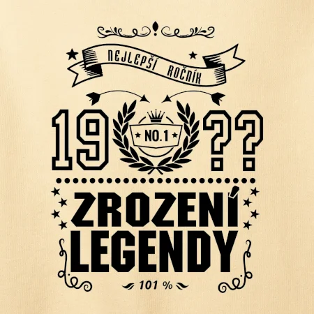 Zrození legendy - pro všechny - vlastní letopočet