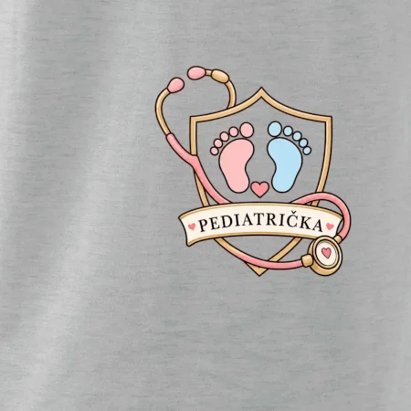 Pro nejmenší - pediatrický štít s otisky nožiček