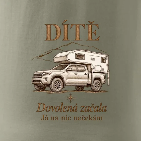 Dítě dovolená začala já na nic nečekám obytný pick-up