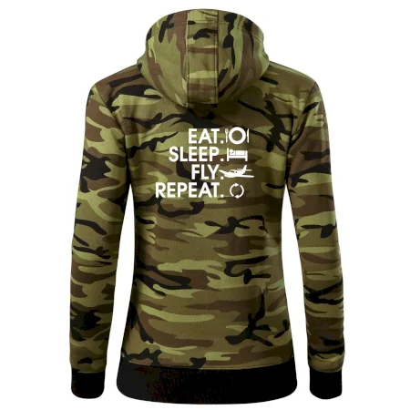 Eat sleep fly repeat