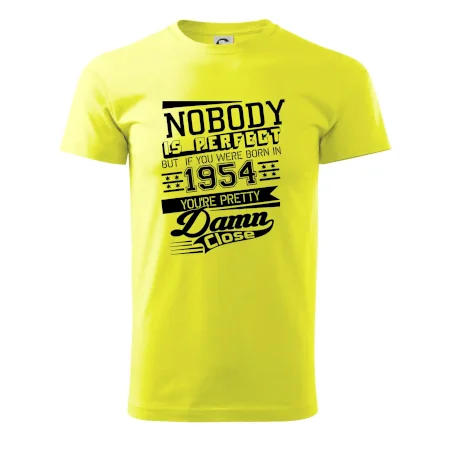 Nobody is perfect - 1954