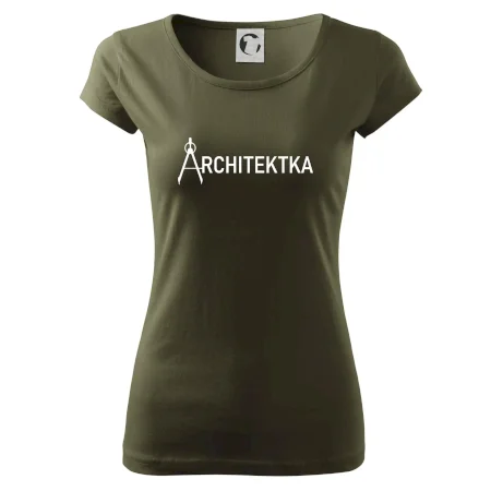 Architektka nápis