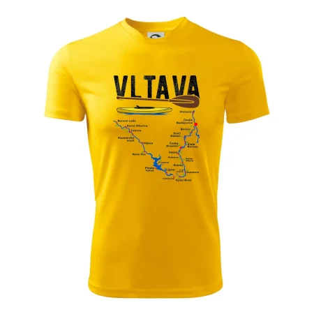 Mapa řeky Vltavy