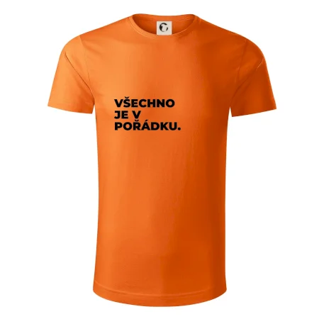 VŠECHNO JE V POŘÁDKU.