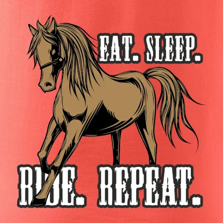 Eat Sleep Ride Repeat Western