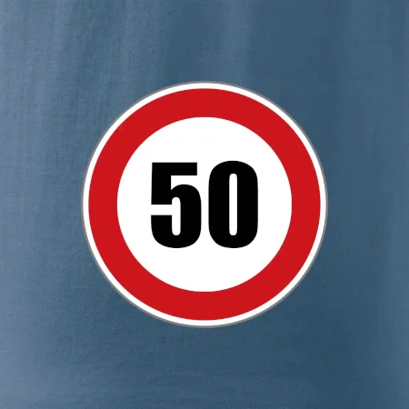 Dopravní značka - omezení rychlosti 50
