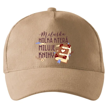 Kniha - Holka, která miluje knihy -  Vaše jméno