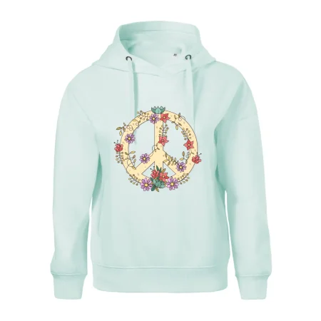 Peace symbol pískový