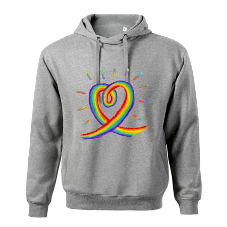 Srdce pride duha kreslená