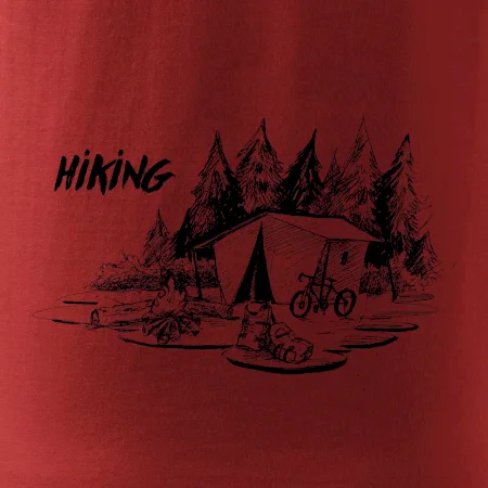 Hiking - obrázek kreslený
