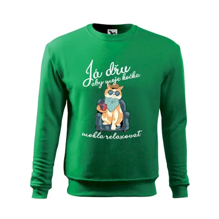 Já dřu, aby moje kočka mohla relaxovat