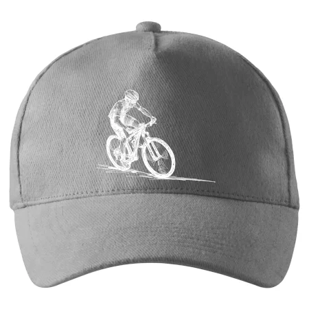 MTB kreslený cyklista