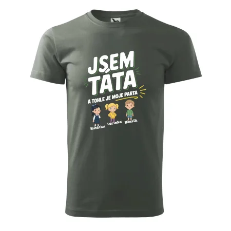Jsem táta a tohle je moje parta  (obrázky a jména dětí)