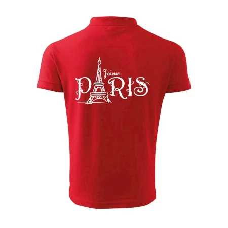 Paris nápis Eiffelovka rovný