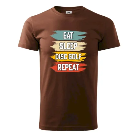 Disc Golf eat sleep barevné
