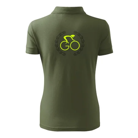 GO cyklista (fluo potisk)