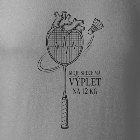 Badminton srdce s výpletem