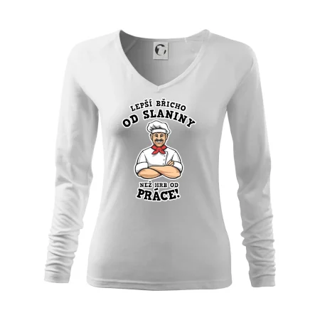 Lepší břicho od slaniny než hrb od práce