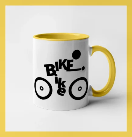 Bike nápis postava