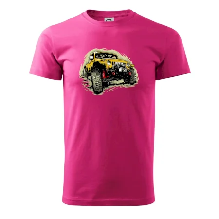 Žlutý offroad s navijákem