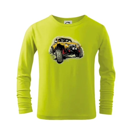 Žlutý offroad s navijákem