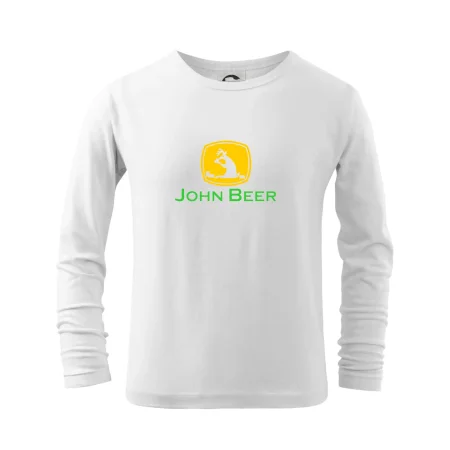 John Beer jelen s pivem