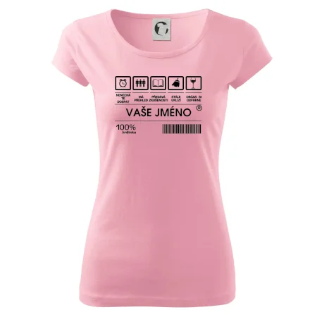 Vaše jméno - čárový kód