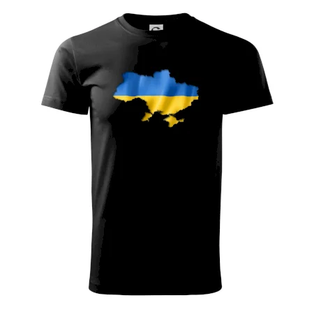 Ukrajina vlajka mapa