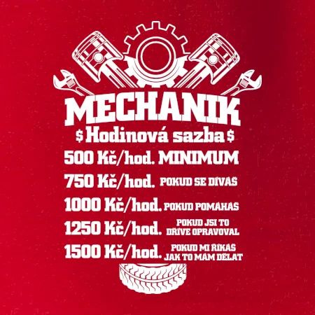 Mechanik - hodinová sazba