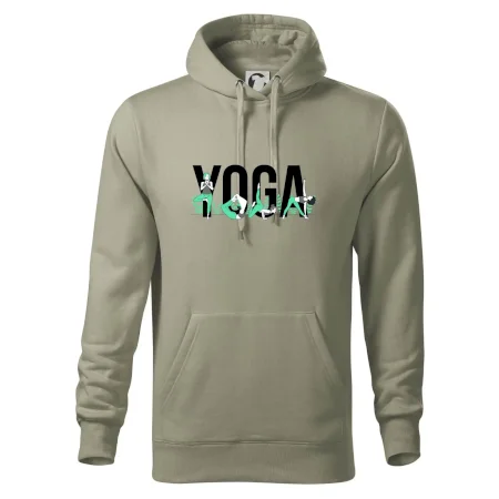 Yoga nápis barevný