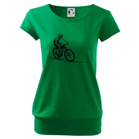 MTB kreslený cyklista