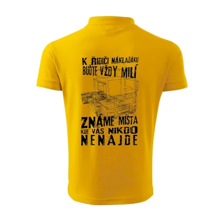 K řidiči náklaďáku buďte vždy milý