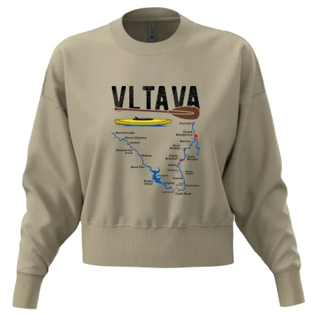 Mapa řeky Vltavy