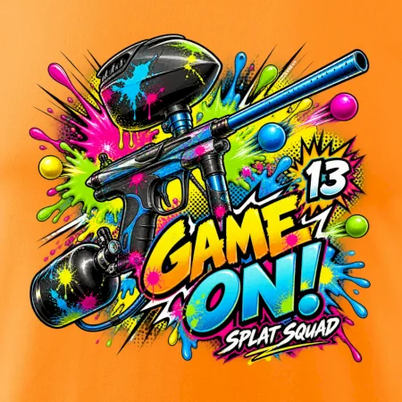 Barevná exploze game on paintball