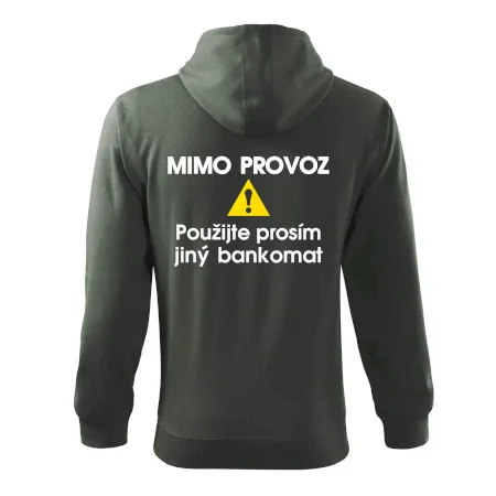 Mimo provoz - použijte jiný bankomat