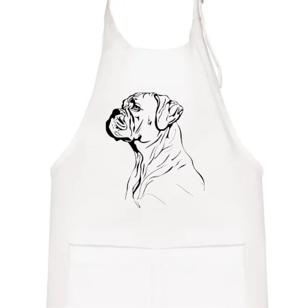 Boxer černá kresba