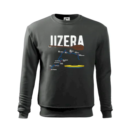 Mapa řeky Jizery