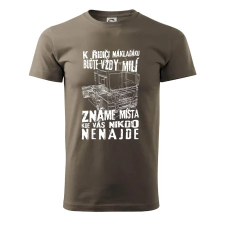 K řidiči náklaďáku buďte vždy milý