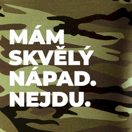 MÁM SKVĚLÝ NÁPAD. NEJDU.