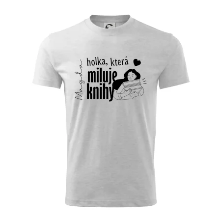 Černobílá holka, která miluje knihy - Vaše jméno